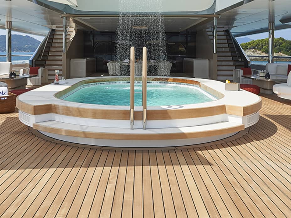 The World’s Largest Superyacht Swimming Pools