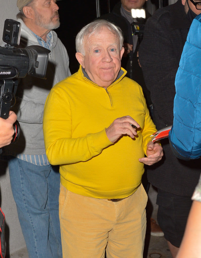 LOS ANGELES, CA - MARCH 11: Leslie Jordan is seen at Craig's restaurant on March 11, 2022 in Los Angeles, California.  (Photo by JOCE/Bauer-Griffin/GC Images)