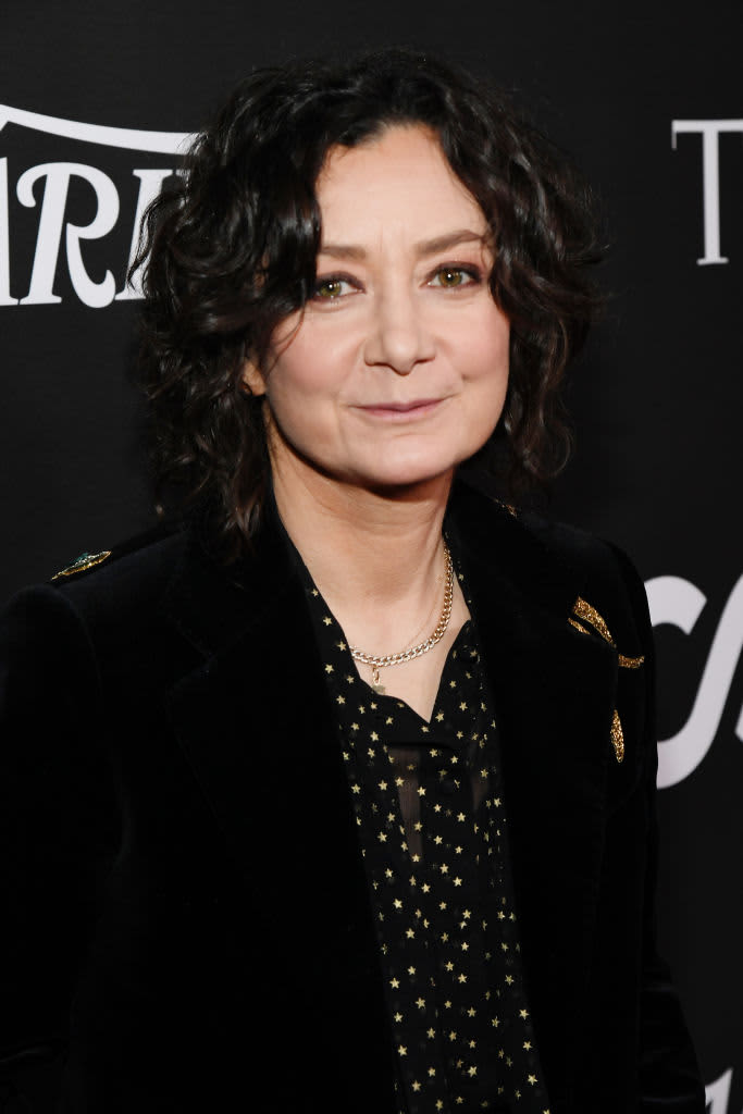 LOS ANGELES, CALIFORNIA - JANUARY 15: Sara Gilbert attends CORE Gala: A Gala Dinner to Benefit CORE and 10 Years of Life-Saving Work Across Haiti & Around the World at Wiltern Theatre on January 15, 2020 in Los Angeles, California. (Photo by Kevin Mazur/Getty Images for CORE Gala)