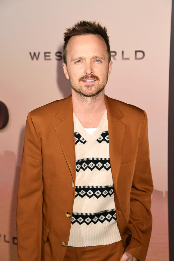 HOLLYWOOD, CALIFORNIA - MARCH 05: Aaron Paul attends the Los Angeles Season 3 premiere of the HBO drama series "Westworld" at TCL Chinese Theatre on March 05, 2020 in Hollywood, California. (Photo by Jeff Kravitz/FilmMagic for HBO)