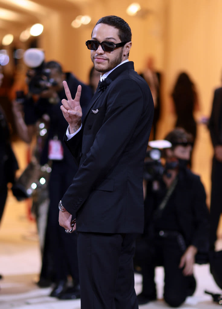 NEW YORK, NEW YORK - MAY 02: Pete Davidson attends The 2022 Met Gala Celebrating "In America: An Anthology of Fashion" at The Metropolitan Museum of Art on May 02, 2022 in New York City. (Photo by Dimitrios Kambouris/Getty Images for The Met Museum/Vogue)