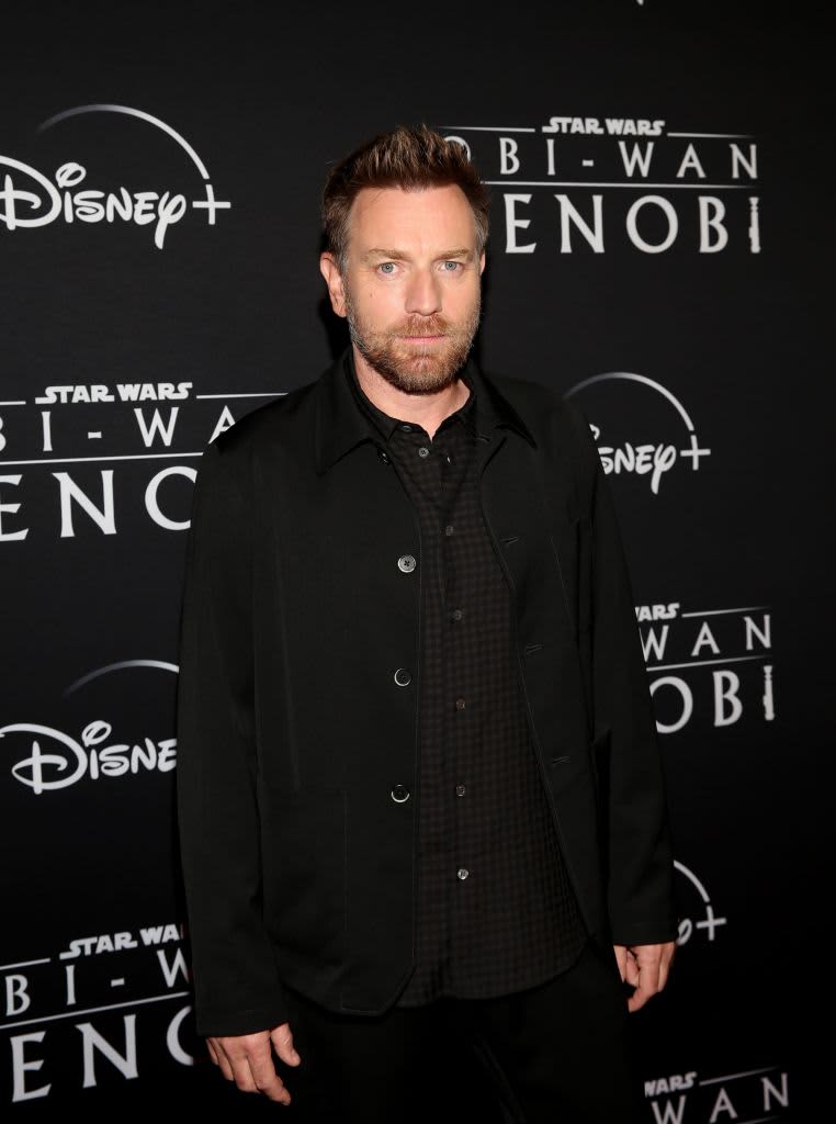 ANAHEIM, CALIFORNIA - MAY 26: Ewan McGregor attends a surprise premiere of the first two episodes of “Obi-Wan Kenobi” at Star Wars Celebration in Anaheim, California on May 26th. The series streams exclusively on Disney+. (Photo by Jesse Grant/Getty Images for Disney)