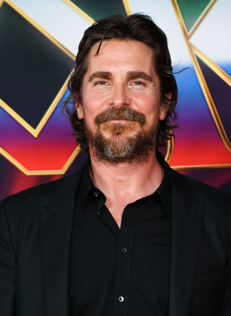 LOS ANGELES, CALIFORNIA - JUNE 23: Christian Bale attends the Marvel Studios "Thor: Love And Thunder" Los Angeles Premiere at El Capitan Theatre on June 23, 2022 in Los Angeles, California. (Photo by Jon Kopaloff/Getty Images)