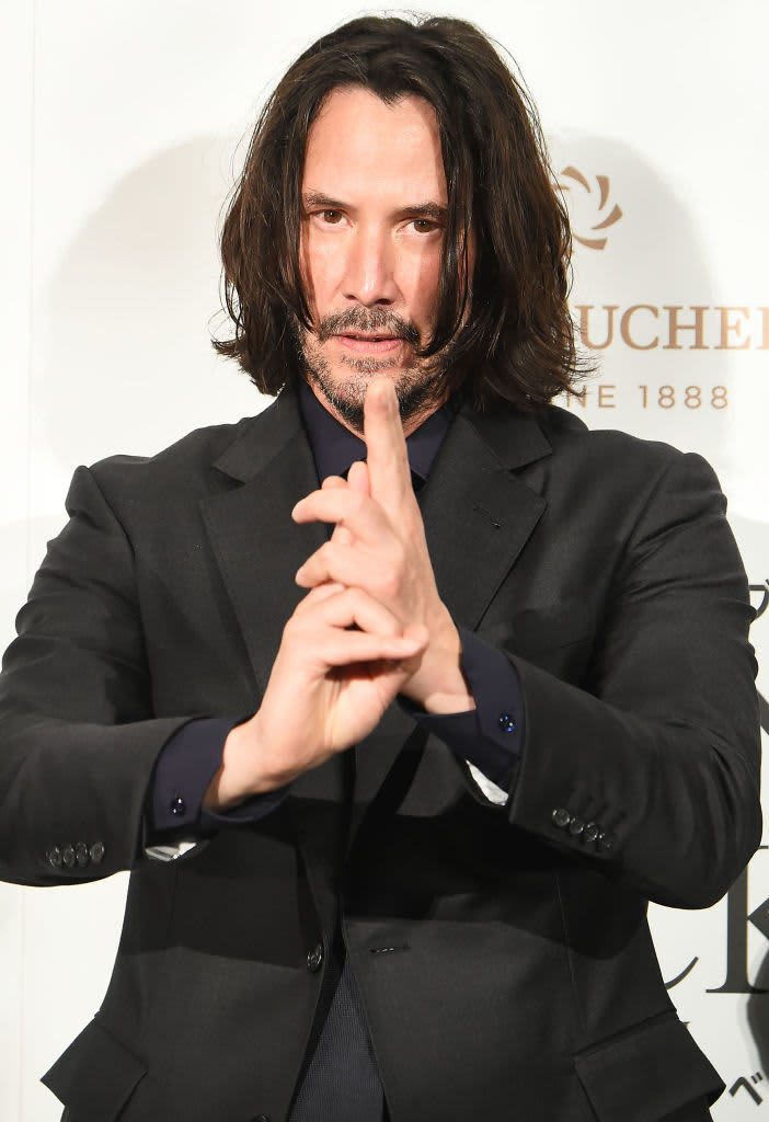 TOKYO, JAPAN - SEPTEMBER 10:  Keanu Reeves attends the stage greeting for 'John Wick: Chapter 3 - Parabellum' Japan premiere at Roppongi Hills on September 10, 2019 in Tokyo, Japan.  (Photo by Jun Sato/WireImage)