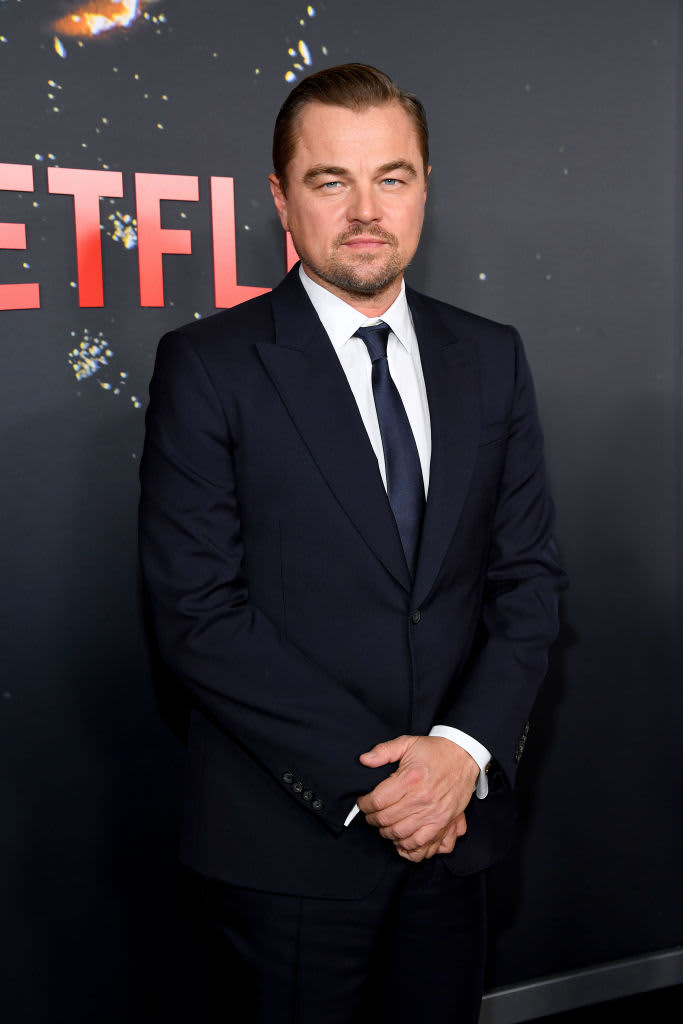 NEW YORK, NEW YORK - DECEMBER 05: Leonardo DiCaprio attends the "Don't Look Up" World Premiere at Jazz at Lincoln Center on December 05, 2021 in New York City. (Photo by Kevin Mazur/Getty Images for Netflix)