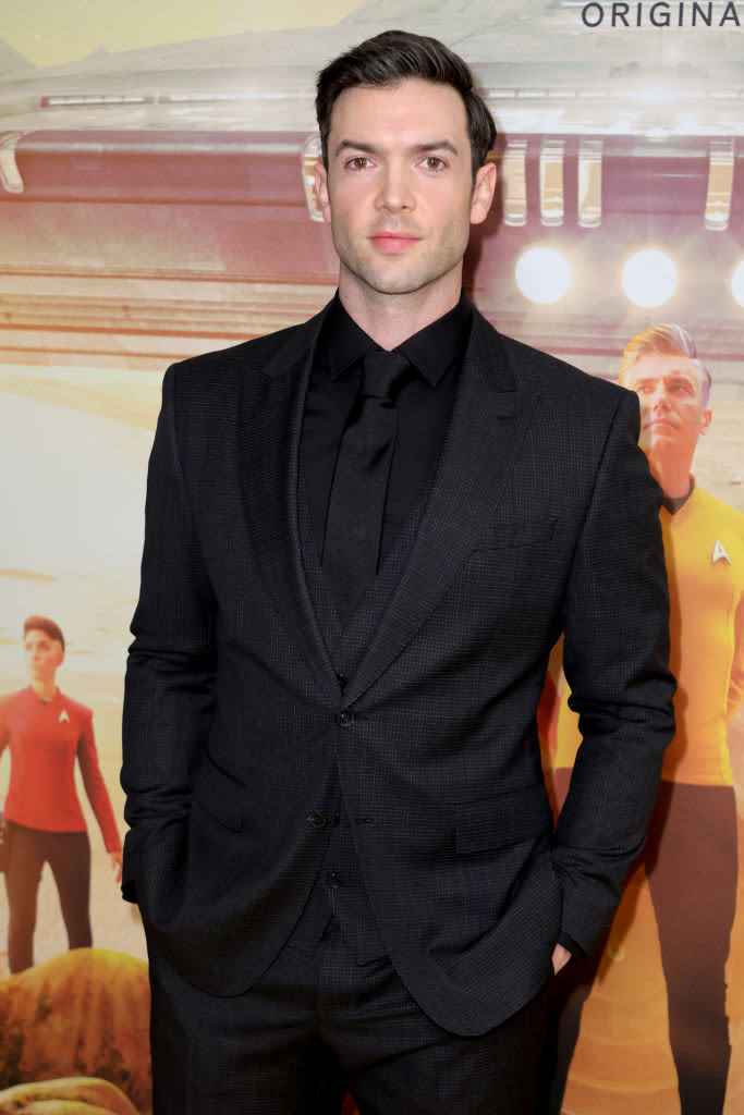 NEW YORK, NEW YORK - APRIL 30: Ethan Peck attends the Paramount+'s "Star Trek: Strange New Worlds" Season 1 New York Premiere at AMC Lincoln Square Theater on April 30, 2022 in New York City. (Photo by Michael Loccisano/Getty Images)
