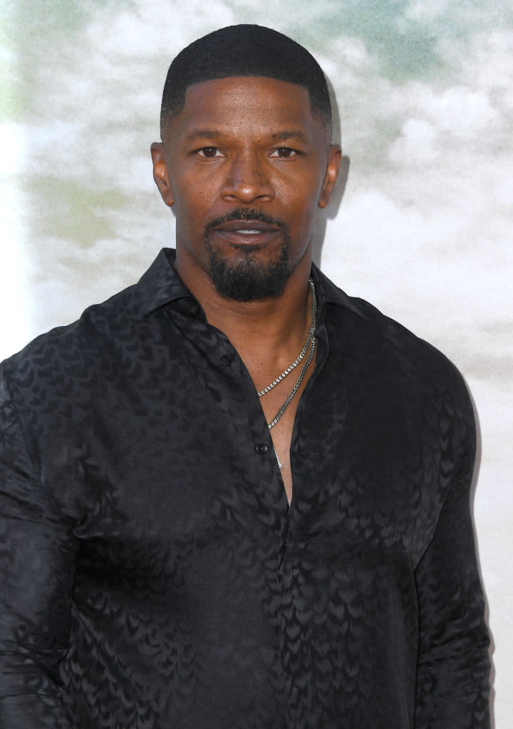 LOS ANGELES, CALIFORNIA - OCTOBER 01: Jamie Foxx attends the screening of "Below The Belt" at Directors Guild Of America on October 01, 2022 in Los Angeles, California. (Photo by Frazer Harrison/Getty Images)