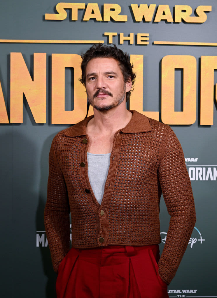 US-Chilean actor Pedro Pascal arrives to a special screening of season three of The Mandalorian at El Capitan Theatre in Hollywood, California, on February 28, 2023. (Photo by VALERIE MACON / AFP) (Photo by VALERIE MACON/AFP via Getty Images)