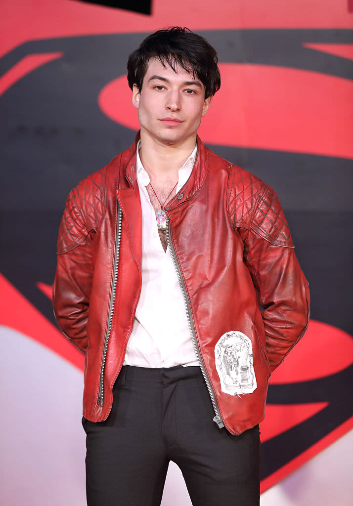 Ezra Miller at the "Fantastic Beasts: The Crimes of Grindelwald" Press Conference at the Palihouse on November 3, 2018 in West Hollywood, California. 