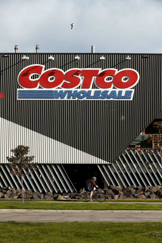 exterior view of a costco store