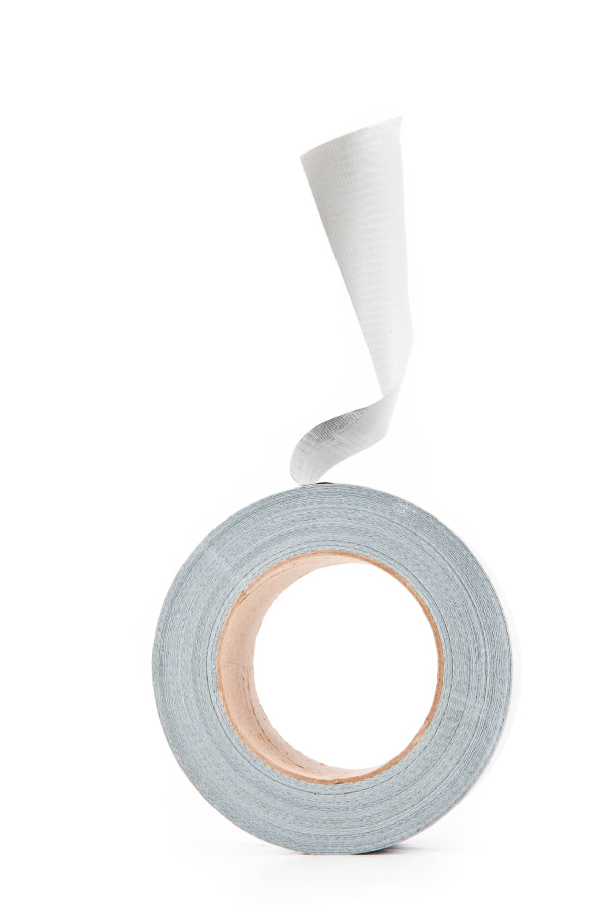 A roll of silver duct tape.