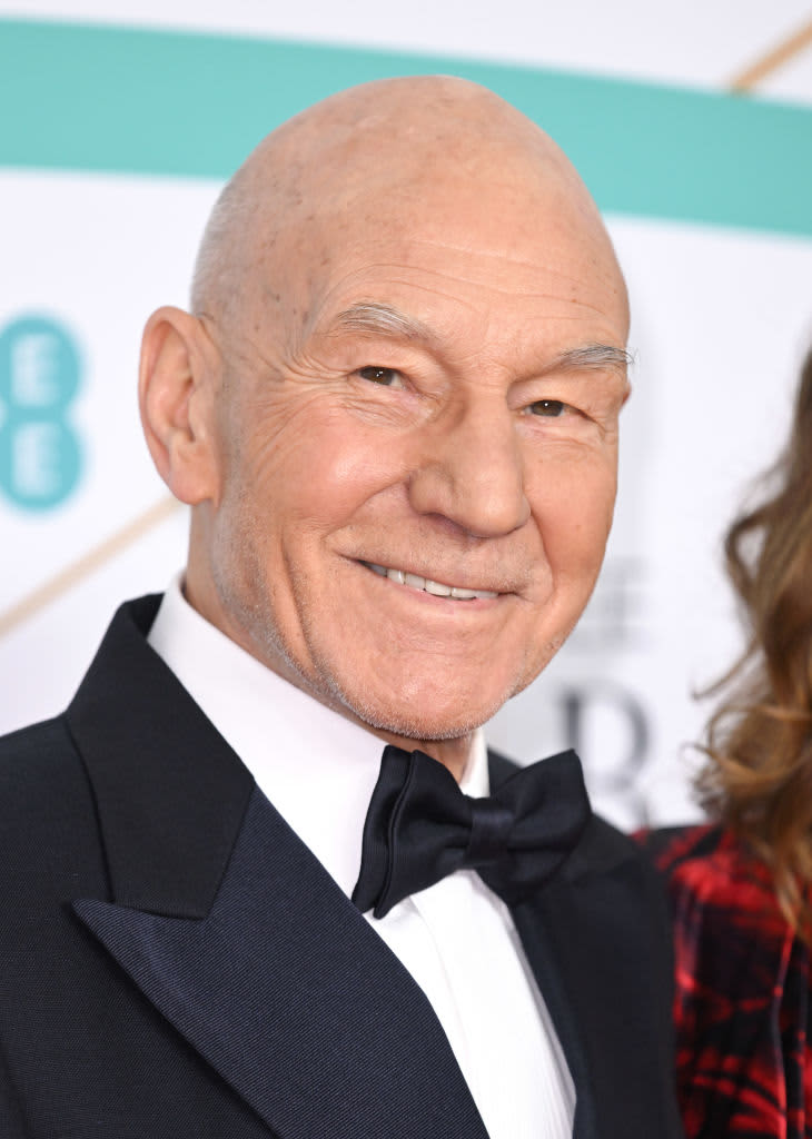 LONDON, ENGLAND - FEBRUARY 19: Sir Patrick Stewart  attends the EE BAFTA Film Awards 2023 at The Royal Festival Hall on February 19, 2023 in London, England. (Photo by Mike Marsland/WireImage)