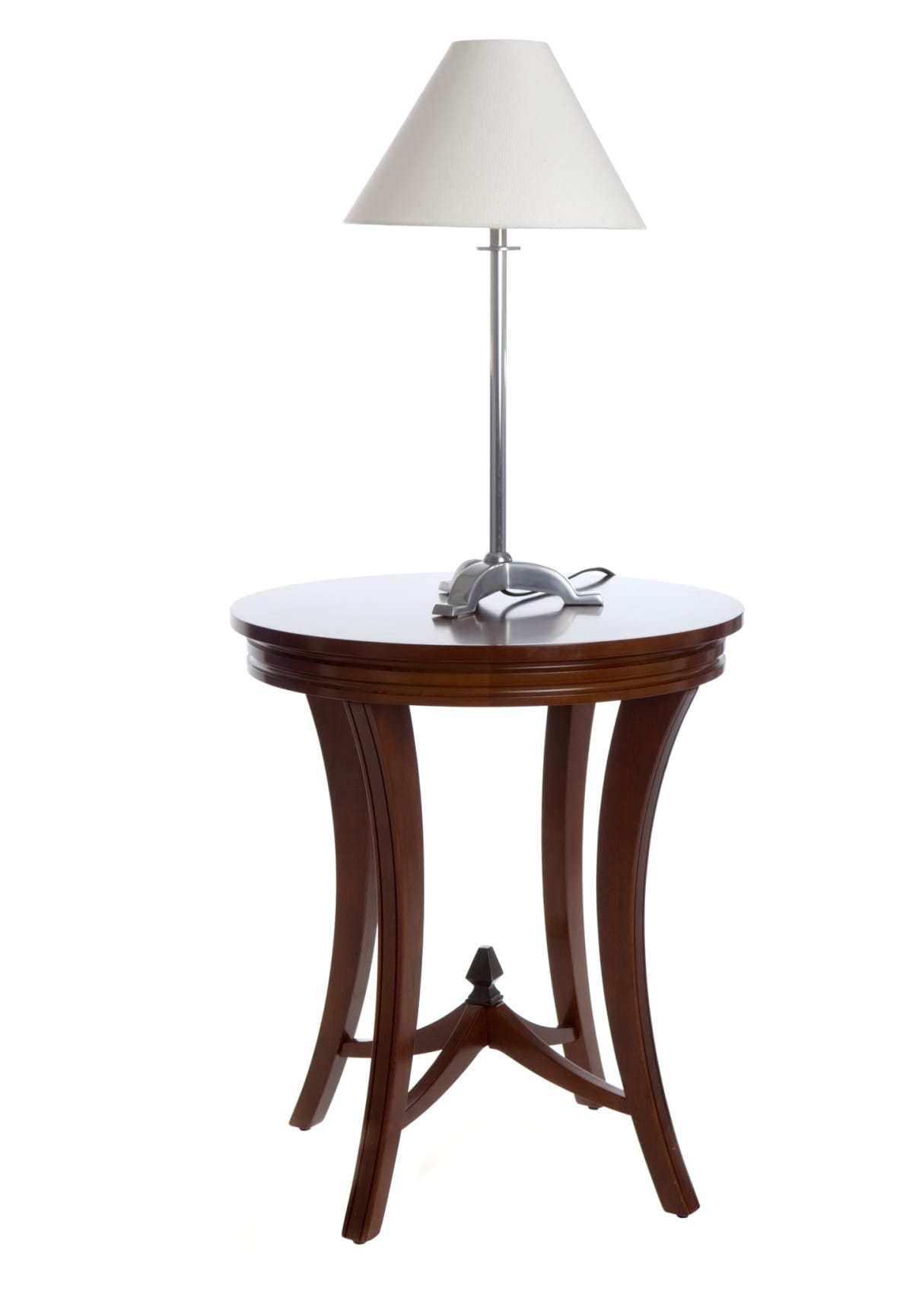 A lamp on a table