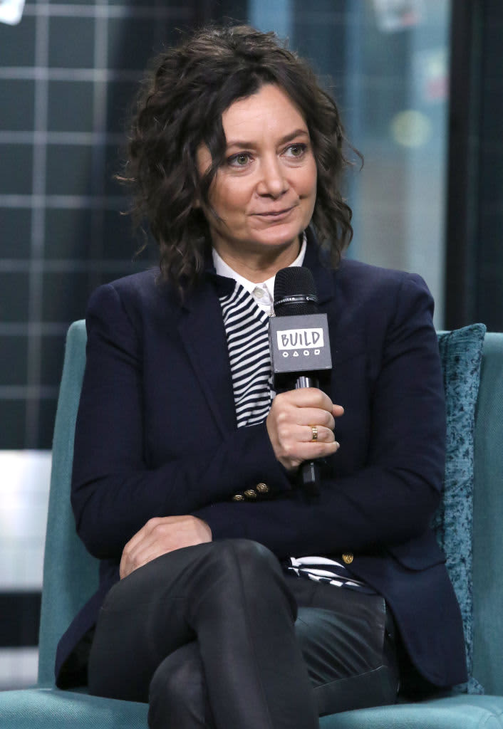 NEW YORK, NEW YORK - SEPTEMBER 18: Actress/executive producer Sara Gilbert attends the Build Series to discuss "The Conners" at Build Studio on September 18, 2019 in New York City. (Photo by Jim Spellman/Getty Images)