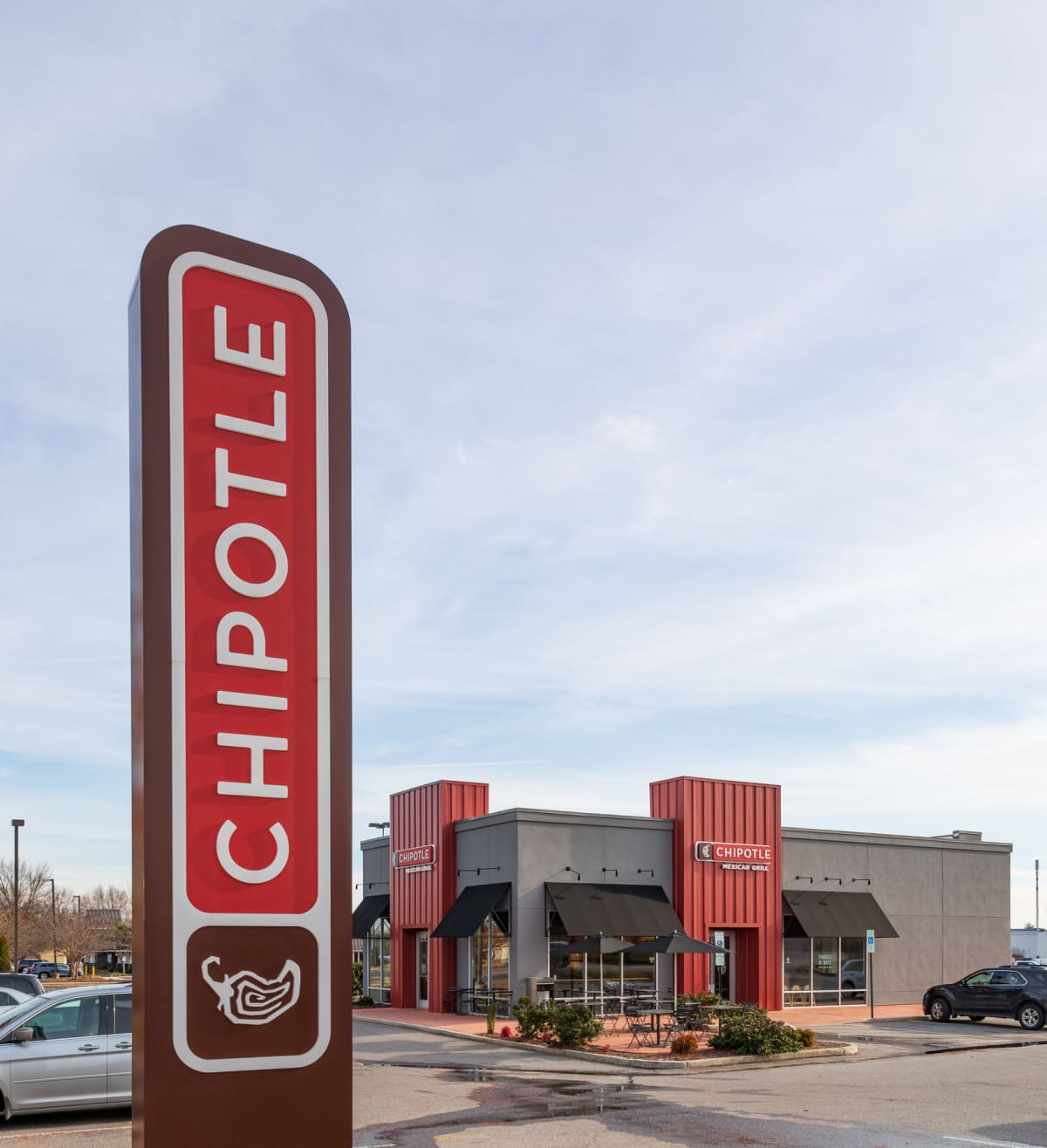 A Chipotle outlet.