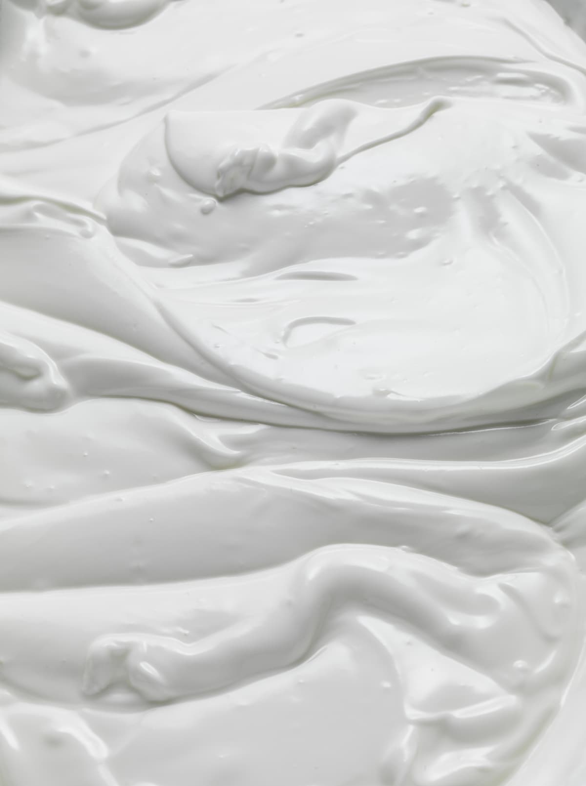 Whipped cream being made.