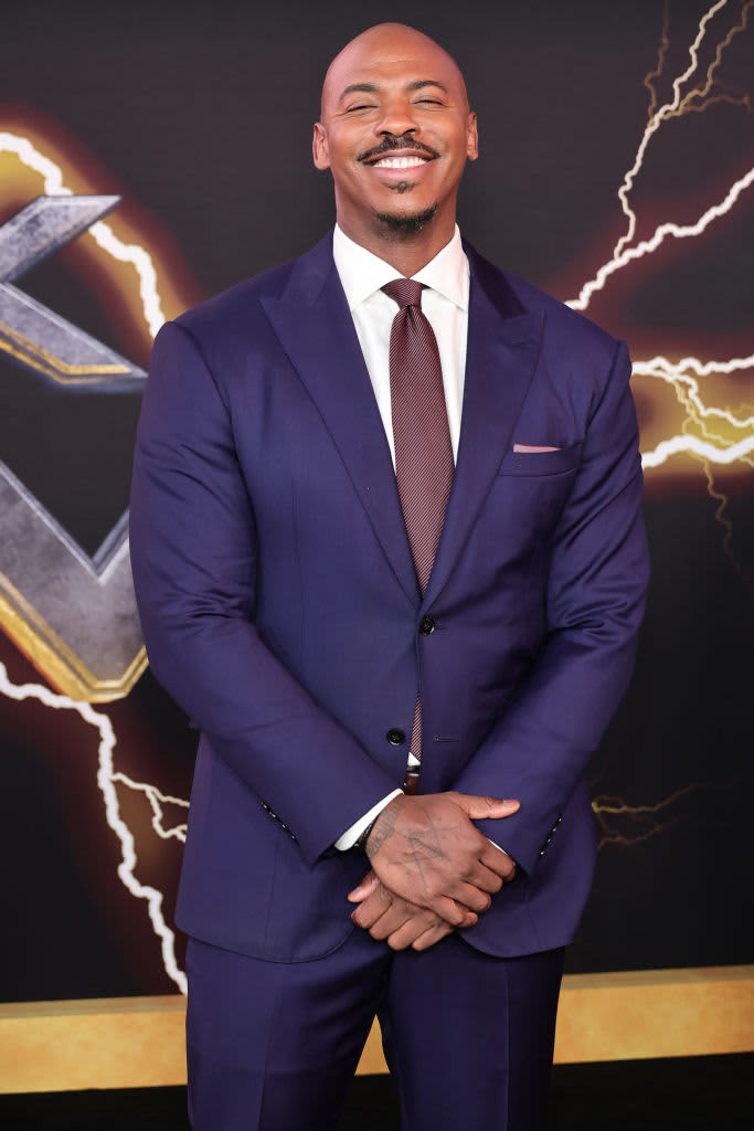 NEW YORK, NEW YORK - OCTOBER 12: Mehcad Brooks attends DC's "Black Adam" New York Premiere at AMC Empire 25 on October 12, 2022 in New York City. (Photo by Jamie McCarthy/Getty Images)