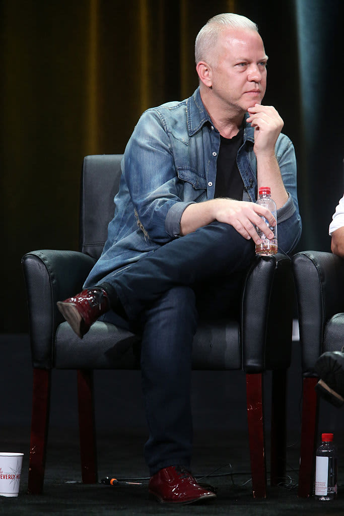 BEVERLY HILLS, CA - AUGUST 07:  Creator/writer/director Ryan Murphy speaks onstage during the 'AHS: Hotel' panel discussion at the FX portion of the 2015 Summer TCA Tour at The Beverly Hilton Hotel on August 7, 2015 in Beverly Hills, California.  (Photo by Frederick M. Brown/Getty Images)