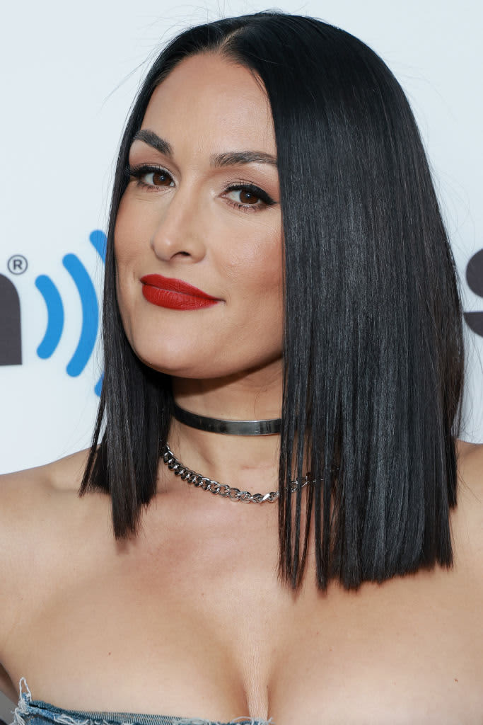PHOENIX, ARIZONA - FEBRUARY 08: Nikki Bella attends Brie and Nikki Bella's live edition of SiriusXM's The Bellas Podcast on February 08, 2023 in Phoenix, Arizona. (Photo by Cindy Ord/Getty Images for SiriusXM)
