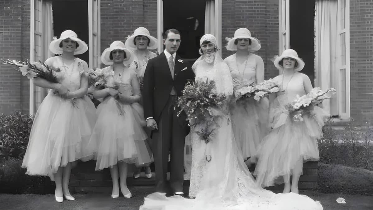A turn-of-the-century wedding