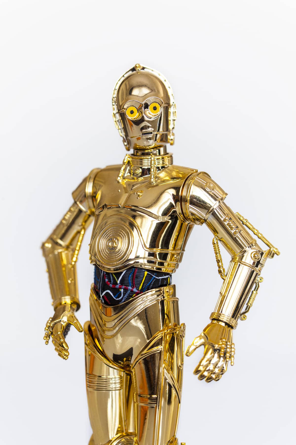 istanbul, Turkey - May 22, 2015: Portrait of C-3PO, Starwars movie character.