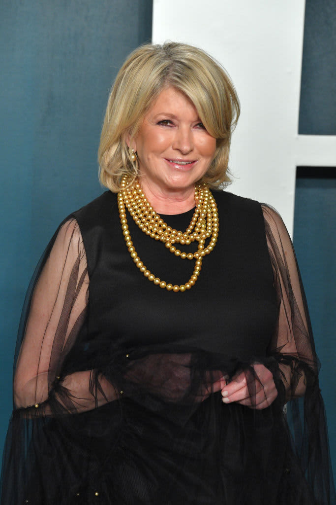 Martha Stewart at a red carpet event