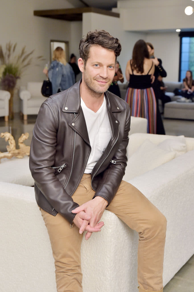 Nate Berkus attends the Nate and Jeremiah for Living Spaces Upholstery Collection Launch at Casita Hollywood