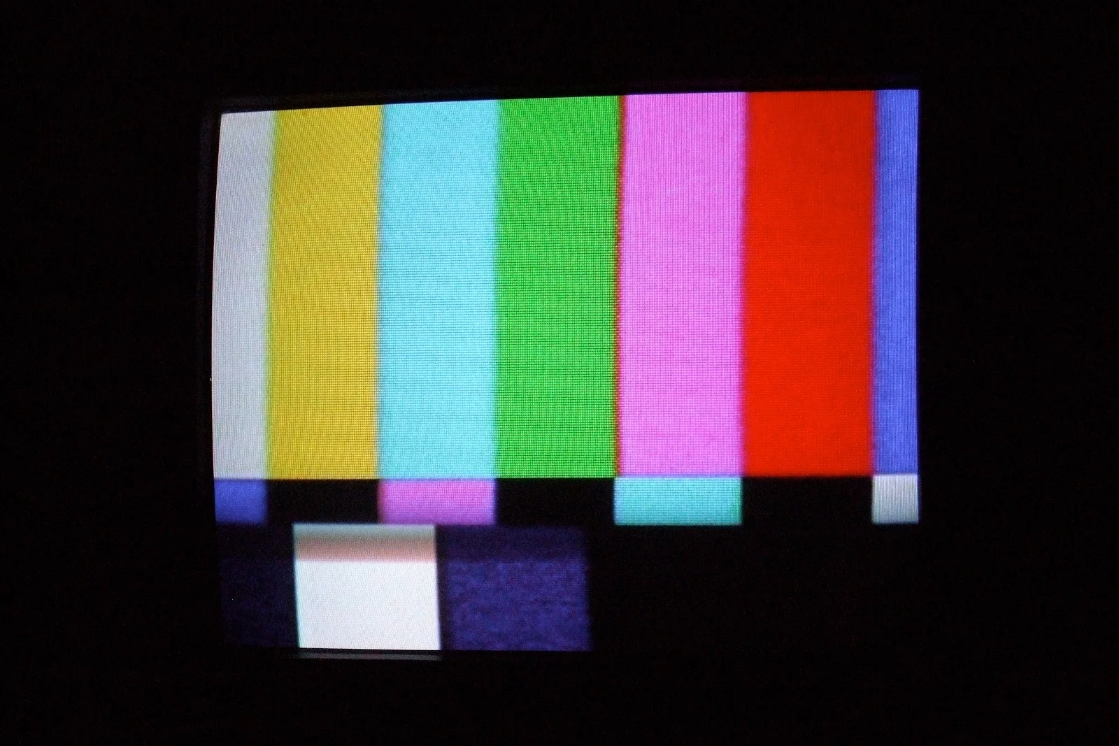 Color Static Tv Screen