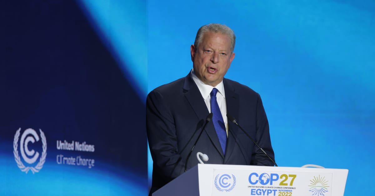 Al Gore Pleads For Leaders To End Culture Of Death In Cop27 Speech