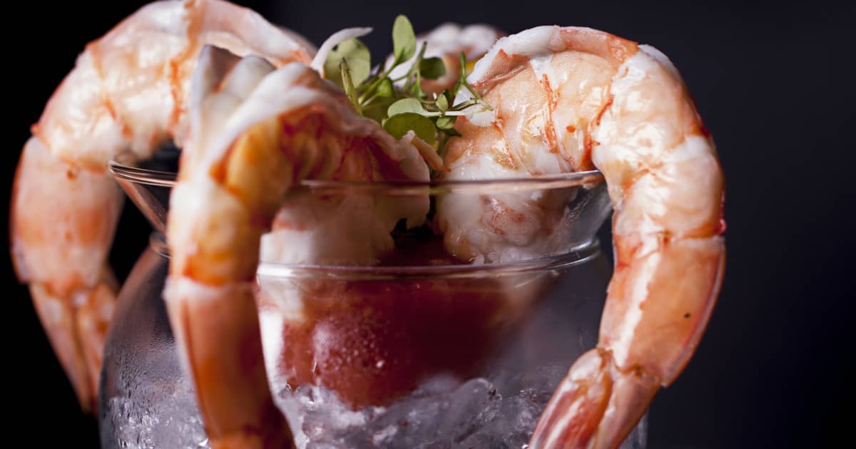 The Unique Way Alton Brown Upgrades Shrimp Cocktail