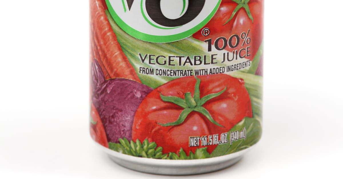 Is V8 Actually Healthy For You 