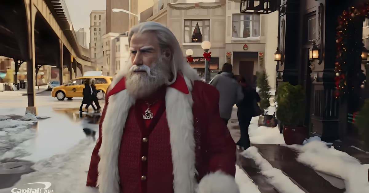 John Travolta's Santa Commercial Was A Saturday Night Fever Reunion