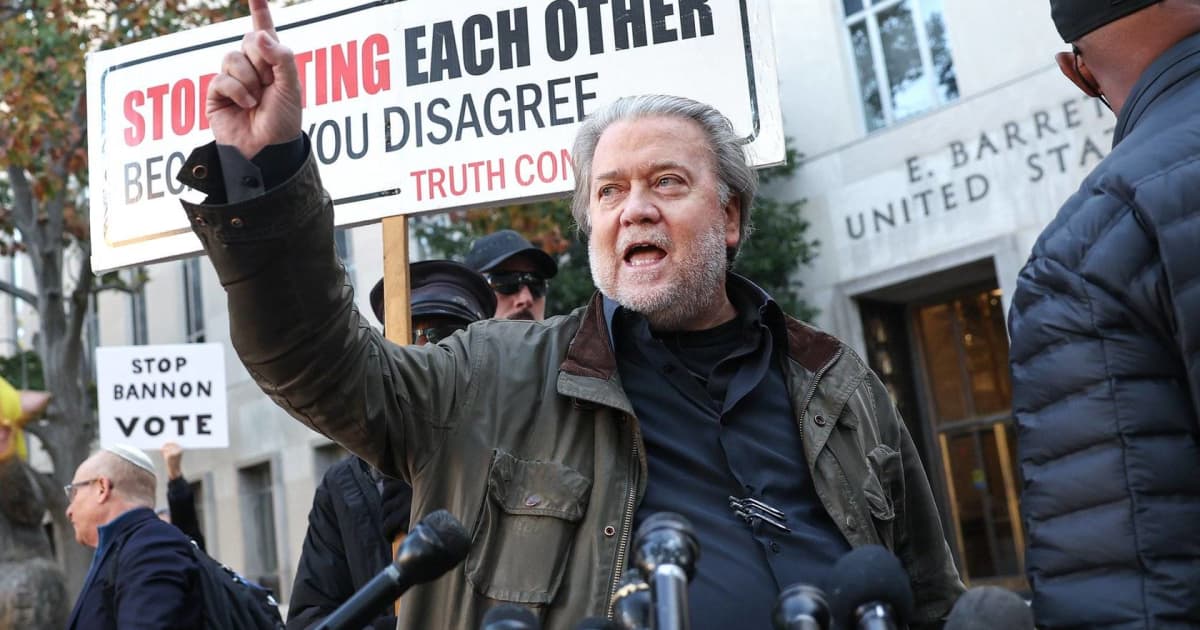 Steve Bannon Sentenced To 4 Months In Prison For Flouting Houset Story